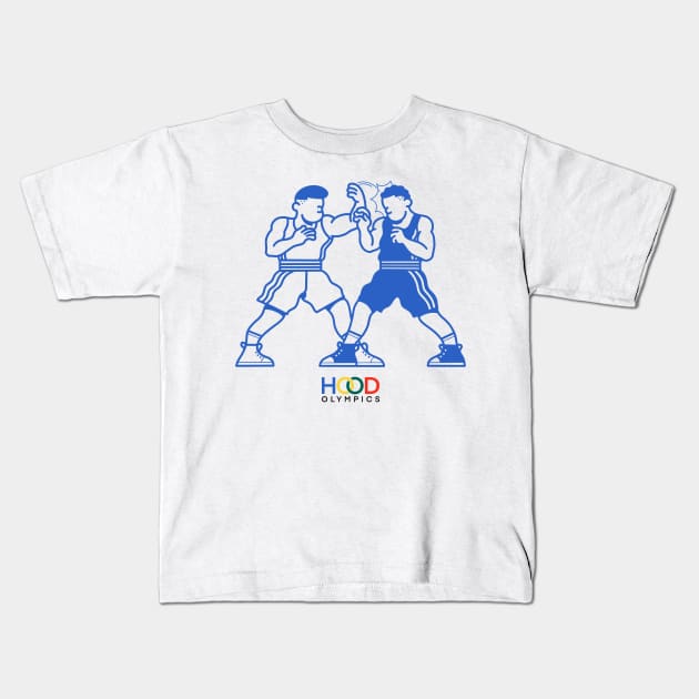 Slap Boxing Kids T-Shirt by artofbryson